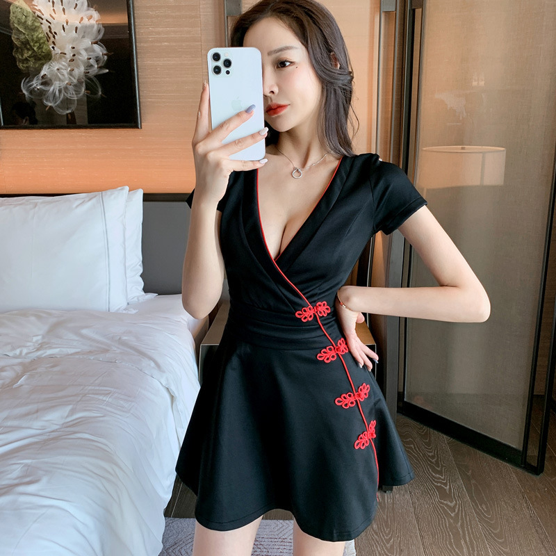2021 sexy nightclub women's dress night ktv princess clothing sauna foot massage technician work uniform 5281