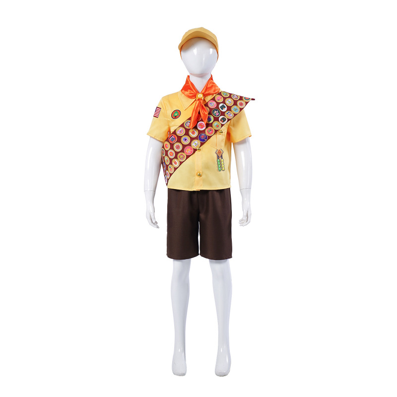 ラッセルセットcos服飛屋環紀行ラッセル小荒野探検家アニメ映画キャラクター演出服|undefined