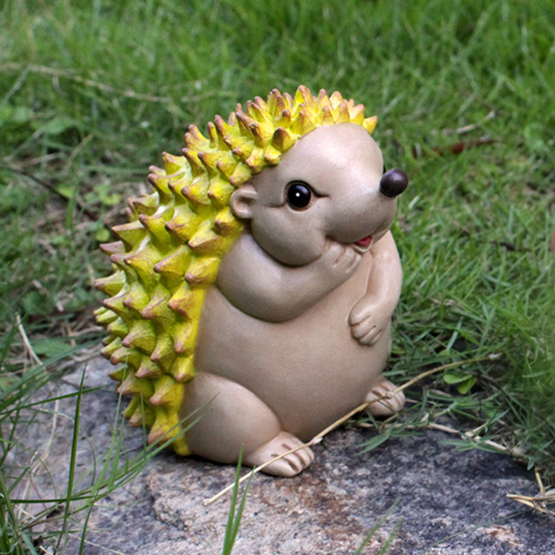  new creative simulation fruit durian decoration resin decoration crafts simulation hedgehog durian decoration