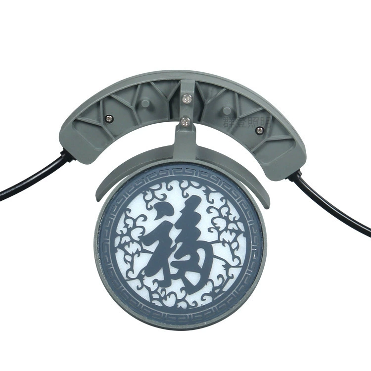 Проект наружного освещения, водонепроницаемые передние и задние светящиеся светодиодные плиточные светильники, древний зданием павильон, двусторонние светящиеся гофрированные светильники