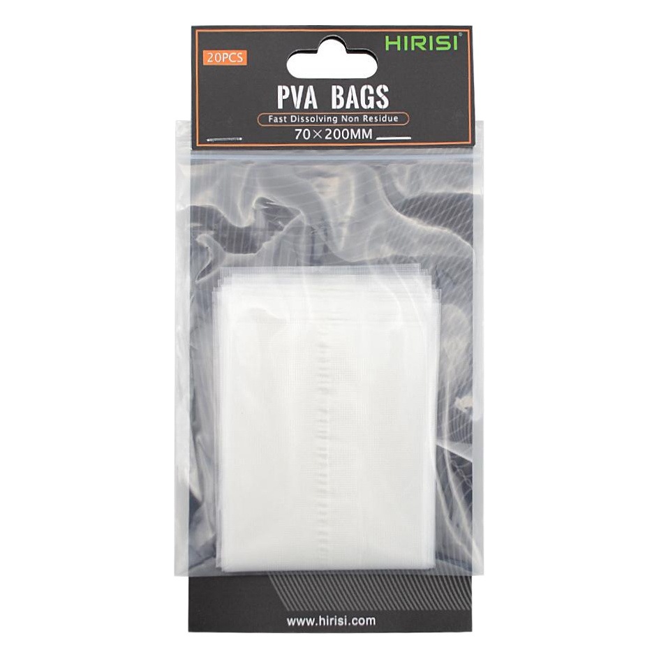 Bolsa soluble en agua de PVA, bolsa de nido instantánea de precisión de punto fijo, bolsa de cebo de pesca, equipo de pesca al aire libre, suministros de pesca, accesorios pequeños