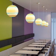纯货吊灯现代简约北欧餐厅灯具ins手工彩绘小吊灯2108图800*800