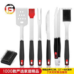 ステンレスアメリカ式焼き具セット屋外キャンプ焼き料理焼きシャベル焼きペンチBBQ grilltools