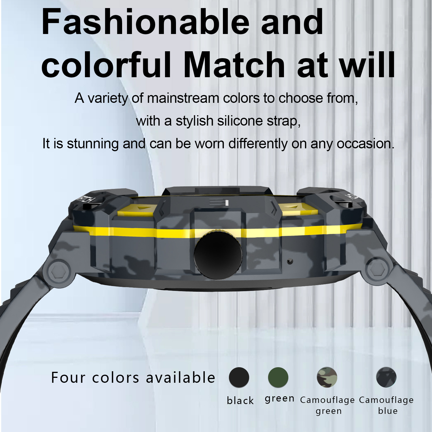 G206 Smartwatch 2,01 Zoll Bluetooth Talk Herzfrequenz Blut_voghion.com