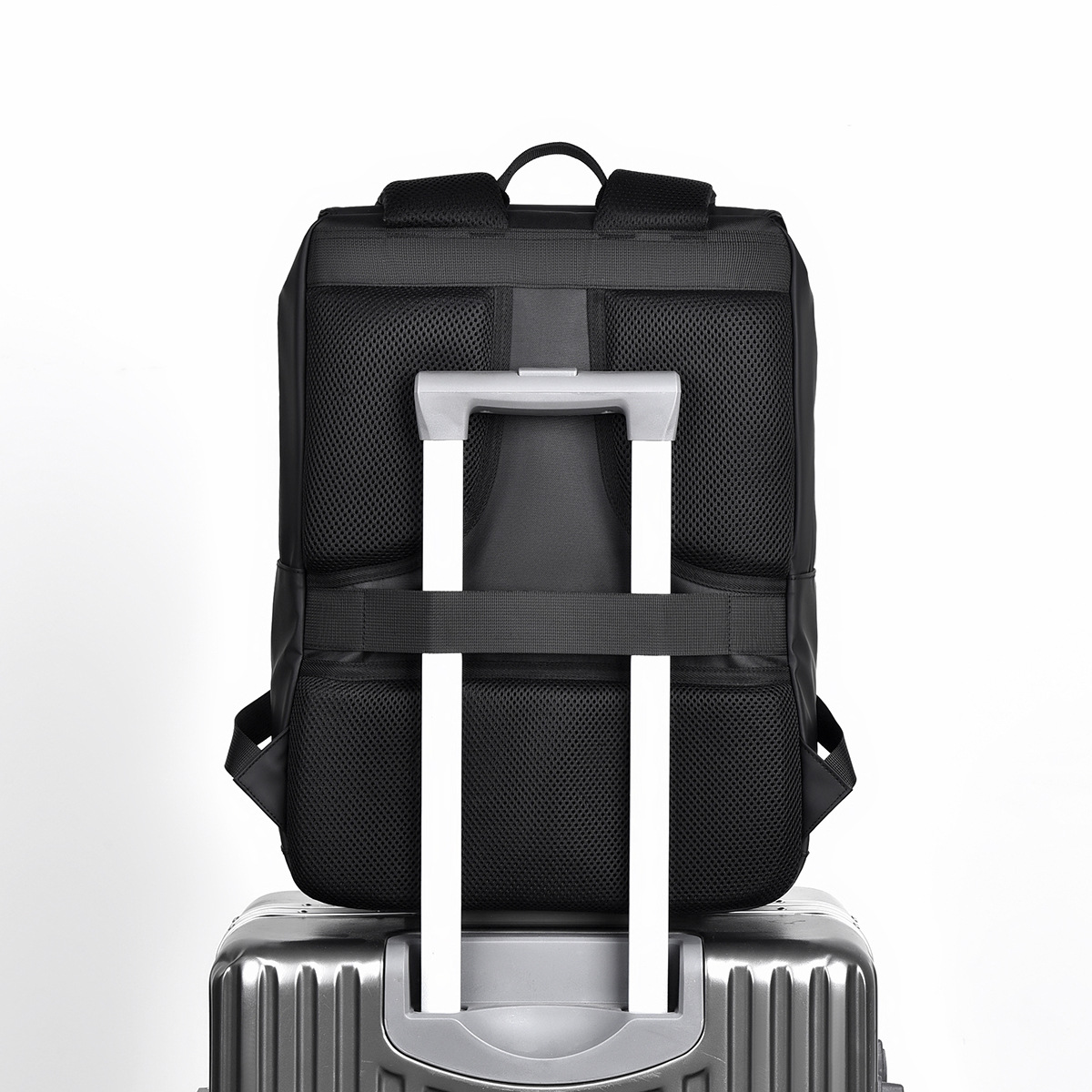 2024 verano nuevo estilo de alta gama mochila impermeable para hombres mochila de computadora de gran capacidad mochila casual simple para estudiantes