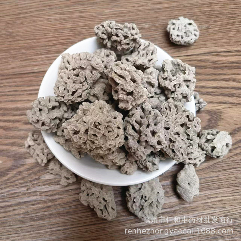 Hai Fu Shi Hua Sea Fossils Flower Dried Marine Mineral Herb Traditional TCM Decoction Ingredient Large Granules in use