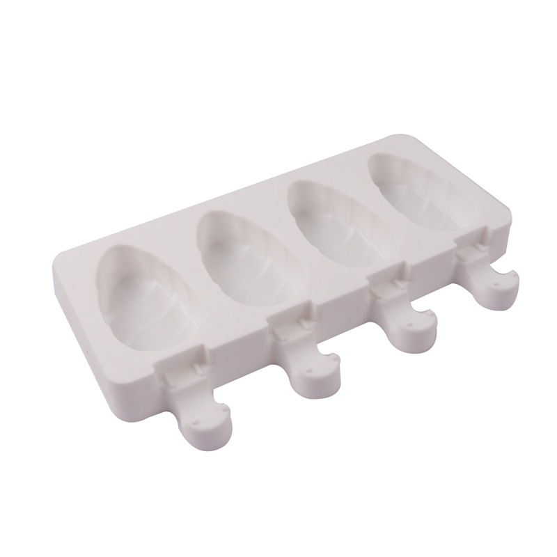 Molde de helado de silicona de 4 piezas gota de agua helado molde de silicona molde de paleta casera de bricolaje molde de pastel de hornear