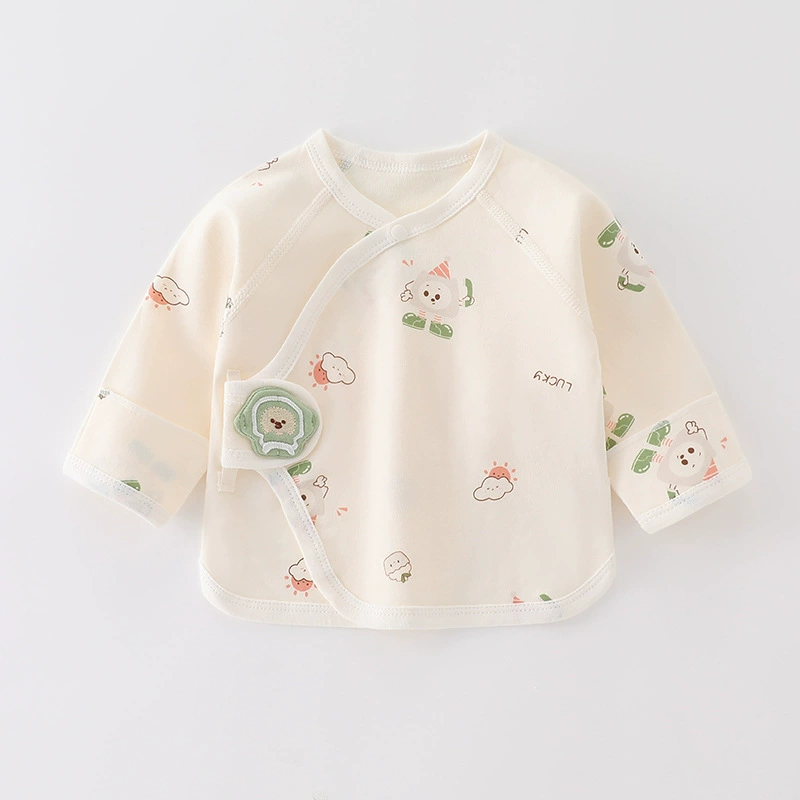 Младенцы с полуспиной, хлопчатобумажная, без костей, нижняя одежда весной и осенью с 0 до начала марта