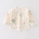 Baby Half-back Clothes Pure Cotton Boneless Base Clothes Spring and Autumn 0 to March Baby Half-back Clothes Newborn Monk Clothes