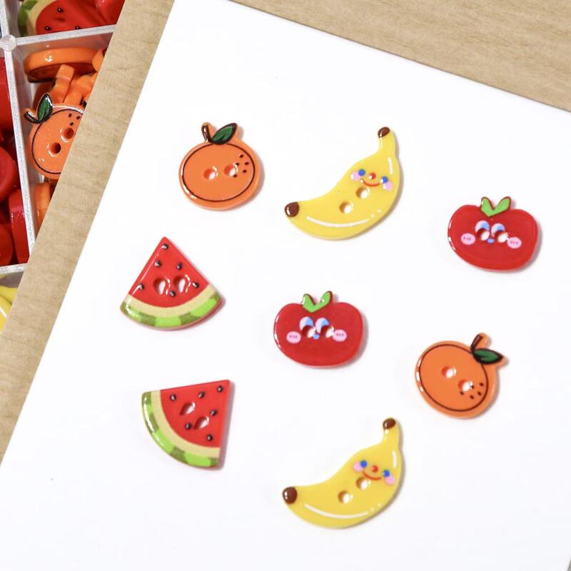 Banana Apple Watermelon Orange Cute Fruit Sewing DIY Handmade Fabric Baby Clothes Decoration Accessories Buttons Banana Apple Watermelon Orange Cute Fruit Sewing DIY Handmade Fabric Baby Clothes Decoration Accessories Buttons