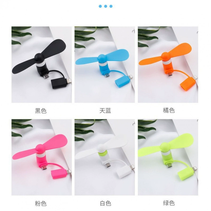 Apple, small handheld air fan, mobile phone, wholesale, Android, three in one