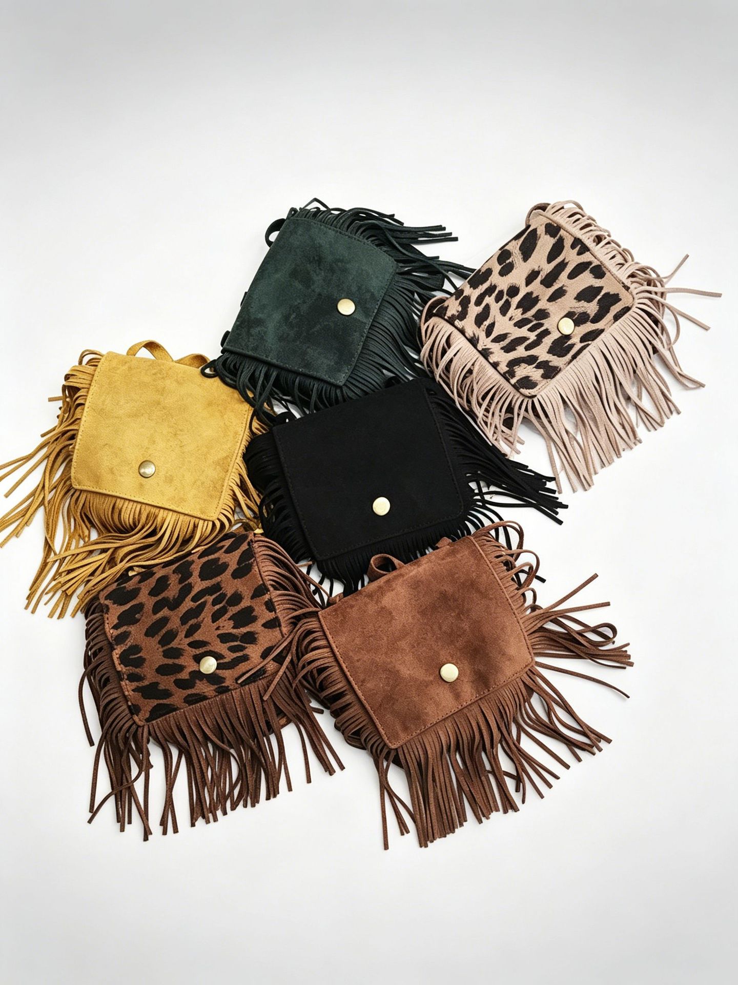 Bolso infantil estilo 2026, moderno bolso de hombro con borlas, mini bolso cruzado estilo coreano, monedero moderno para niños y niñas