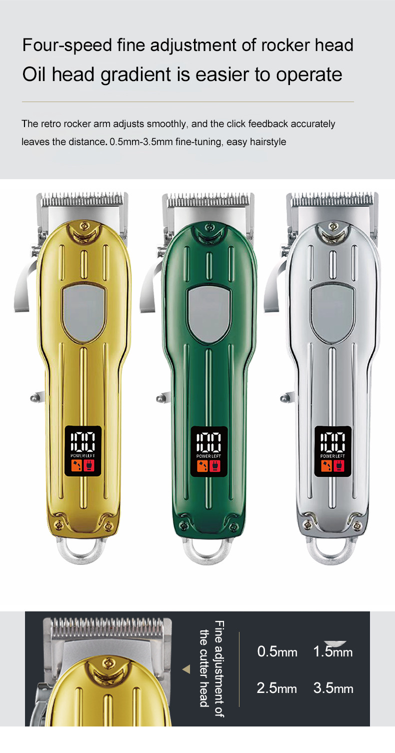 Tagliacapelli professionale elettrico con display digitale_voghion.com