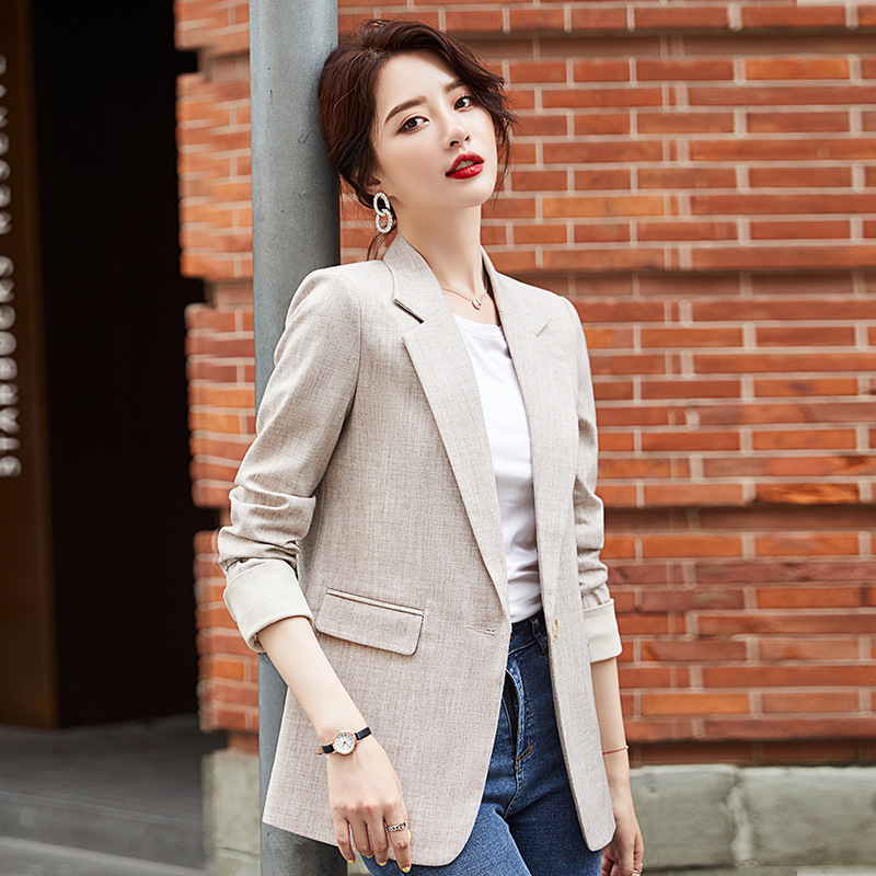 Occupation amash brand Flagship store 2021 new pattern Korean Edition temperament Self cultivation leisure time Blazer jacket