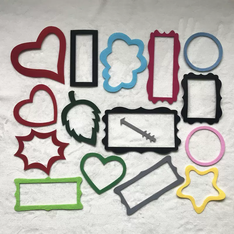 创意毛毡相框 婴儿月份数字相框摄影道具 里程碑毯子拍照背景相框