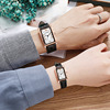 Trend belt, square quartz fashionable universal watch for beloved, wholesale