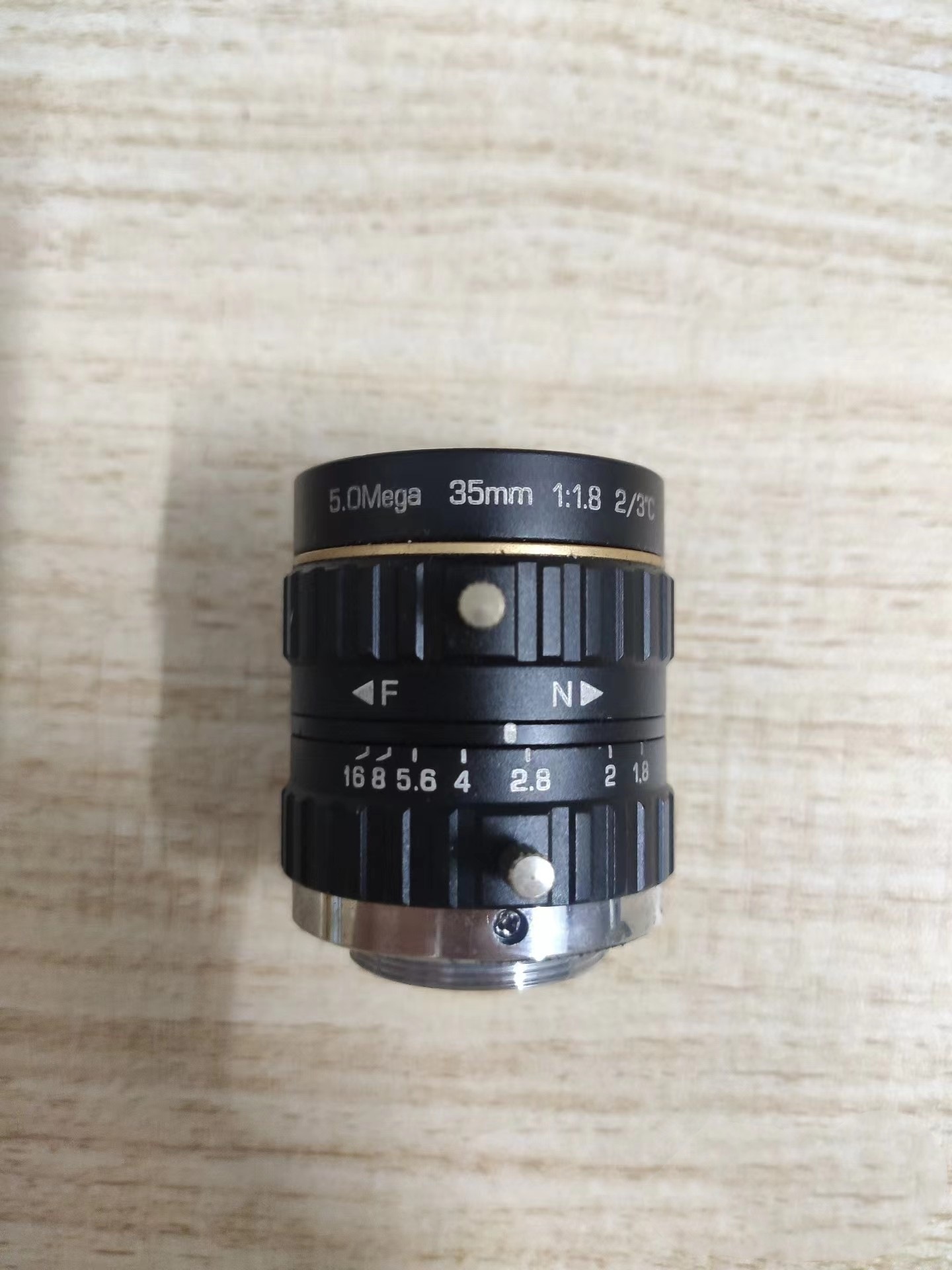 5.0Mega 35mm 1:1.8 2/3"C工业镜头 议价