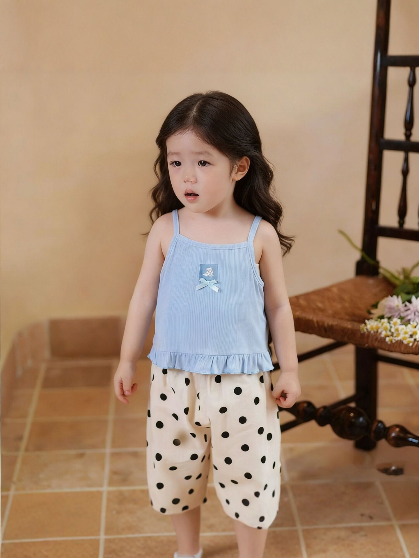 2026 nuevo chaleco de verano para niñas de estilo coreano chaleco sin mangas para niños chaleco lindo bebé