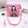 Cartoon trend one-shoulder bag, polyurethane handheld organizer bag, shoulder bag