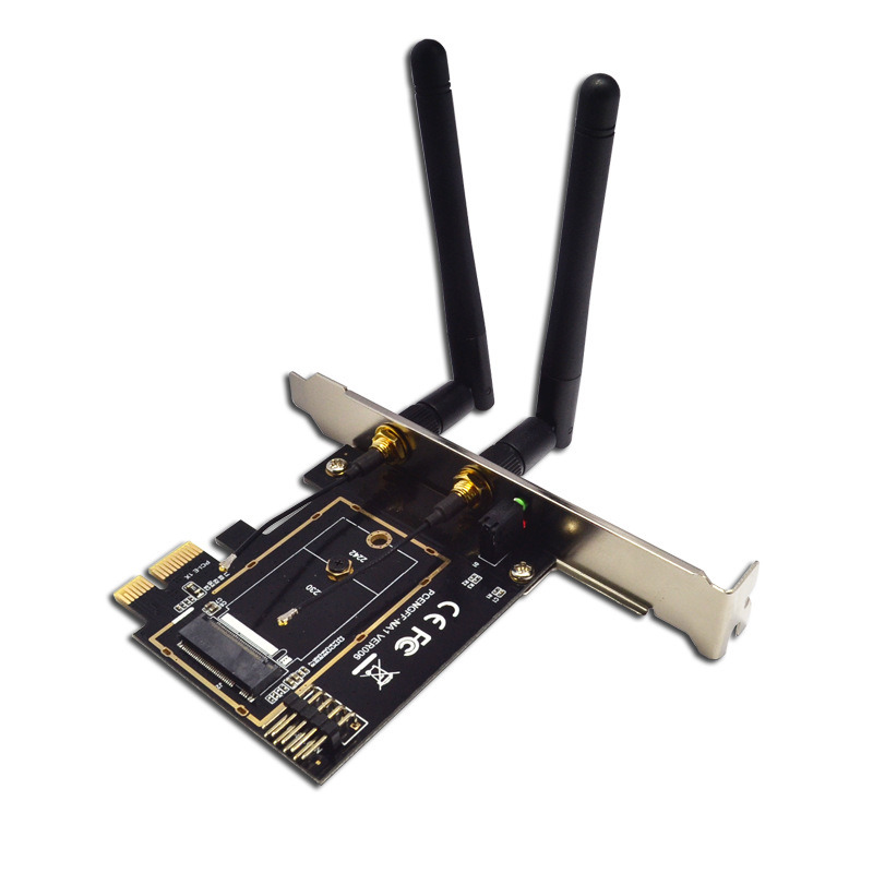PCI-EתNGFF M.2 WIFI����ģ��ת��KEY-E WIFI������������ת�ӿ�