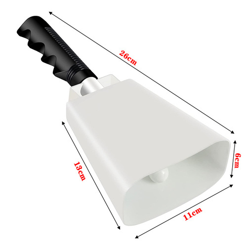 10-Inch Cowbell with Handle Ranch Sports Event Football Game Party Cheer Cowbell Hand Bell Cheer Bell
