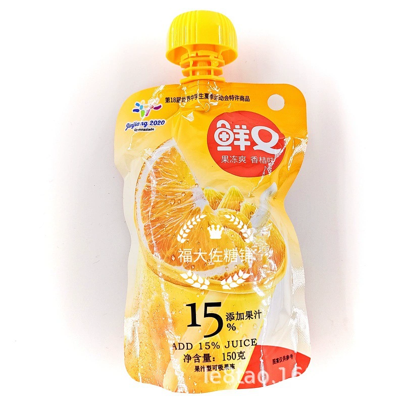 Карандаши Shinkoshi можно высасывать фруктовый вкус свежий желе Q 150 г пакет установлено сосать с примесью фруктовых желе дети без сахара