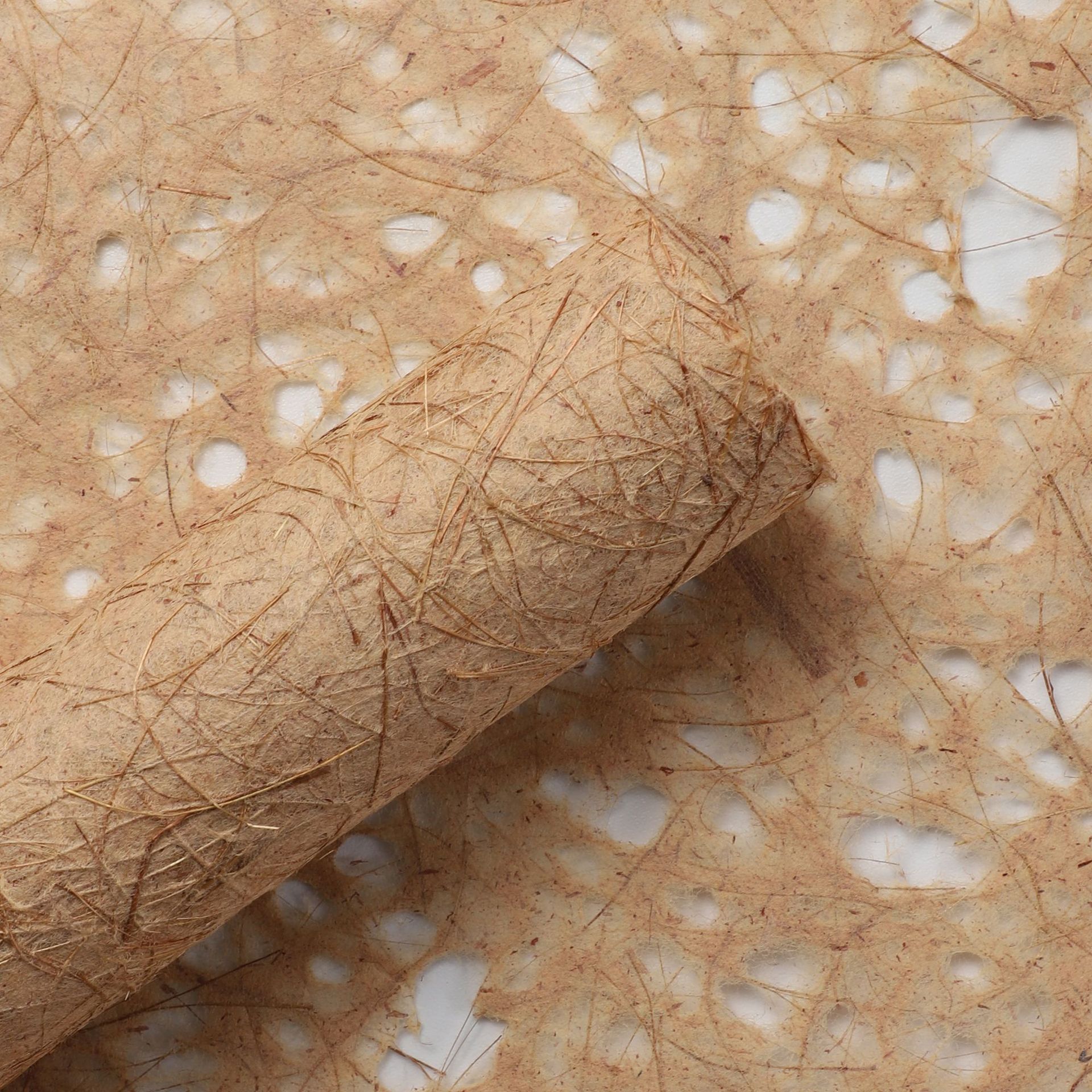 Huaxi retro cáñamo papel de arte hueco ramo de flores papel de embalaje creativo floristería material de bricolaje hecho a mano