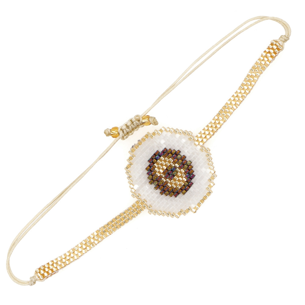 Simple Style Geometric Glass Bracelets