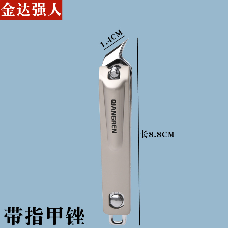 Cortaúñas fuertes cortaúñas oblicuo corte piel muerta cortaúñas puntiagudo solo tamaño grande pequeño adulto A6615