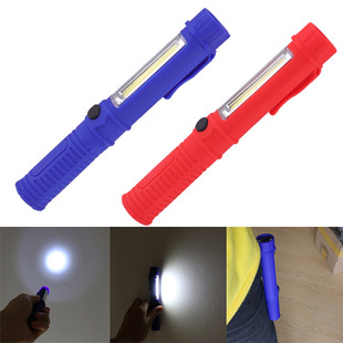 Big Sale Cob Work Light Repair Light Outdoor Lighting Plastic Light with Magnet Pen-Shaped Light Led Flashlight