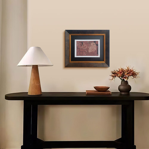 French modern Picasso-style decorative painting, abstract, ancient style living room and study wall hanging, niche art corridor wallpaper