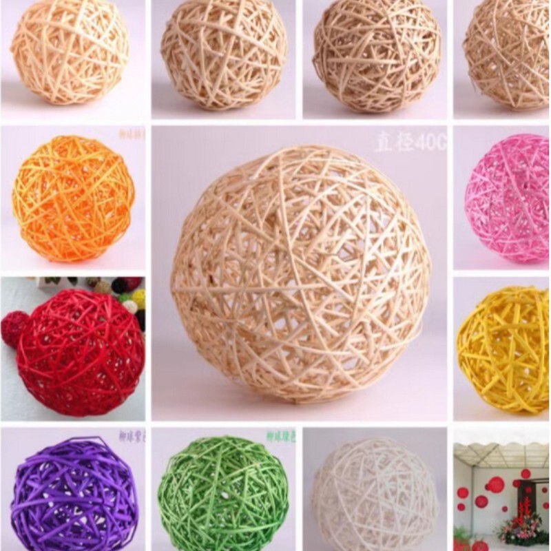 Rattan ball willow ball dry branch decorative ball shopping mall decoration kindergarten school corridor bar hanging decoration photography props decoration Rattan ball willow ball dry branch decorative ball shopping mall decoration kindergarten school corridor bar hanging decoration photography props decoration
