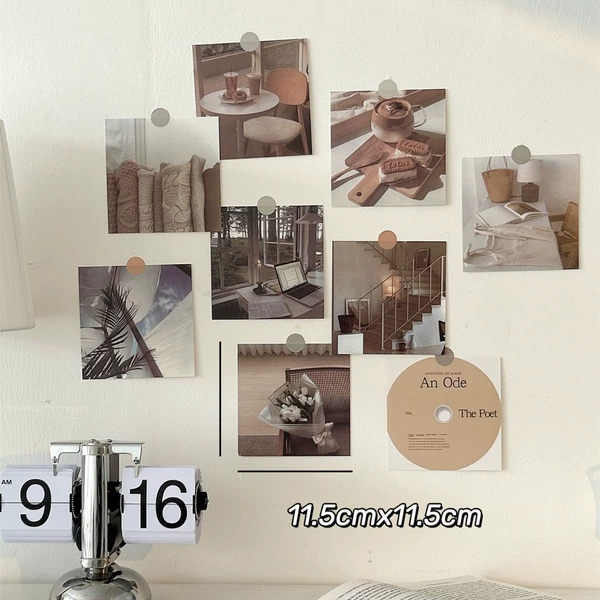 Coffee sticker on wall, french style, 48 pieces