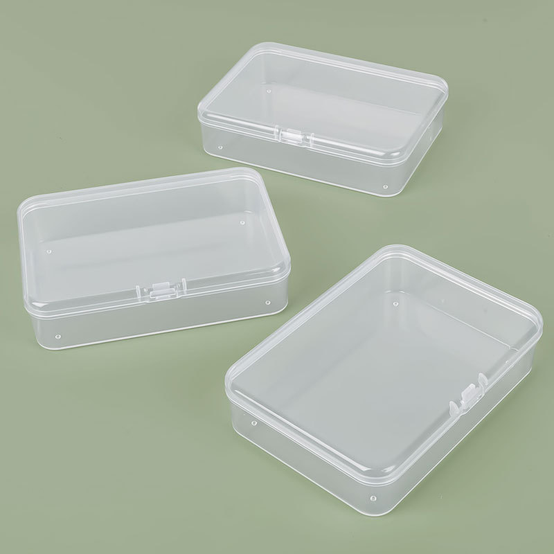 Rectangular storage box for business cards