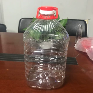 20L升方形PET塑料瓶透明花生油瓶提手油桶食品级包装空瓶子厂家