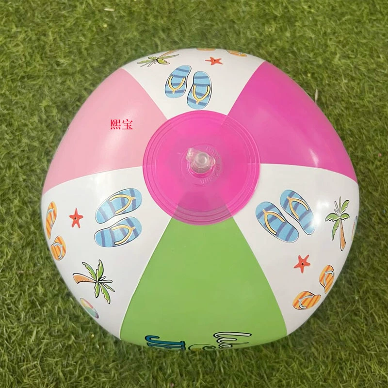 Источник пользовательских ПВХ надувной пляжный мяч прозрачный пляжный мяч водная игра