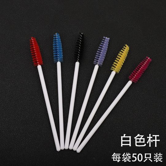 Disposable Eyelash Brush Curl Eyebrow Brush Spiral Eyebrow Brush Makeup Tools Eyelash Comb Small Brush Nylon Eyelash Comb