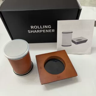 Rollingsharpener四边滚筒式磨刀石定制调角磨刀器金刚石菜刀手动