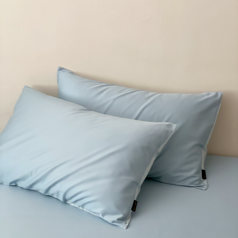 100S algodón largo almohada de algodón un par de paquetes de almohada casera de color sólido nuevo algodón de alta calidad almohada de sensación