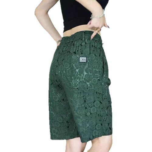 Men's 5-Pocket Shorts 2025 Summer Thin Casual Straight Leg Loose Breathable Ice Silk Sports Bottoms