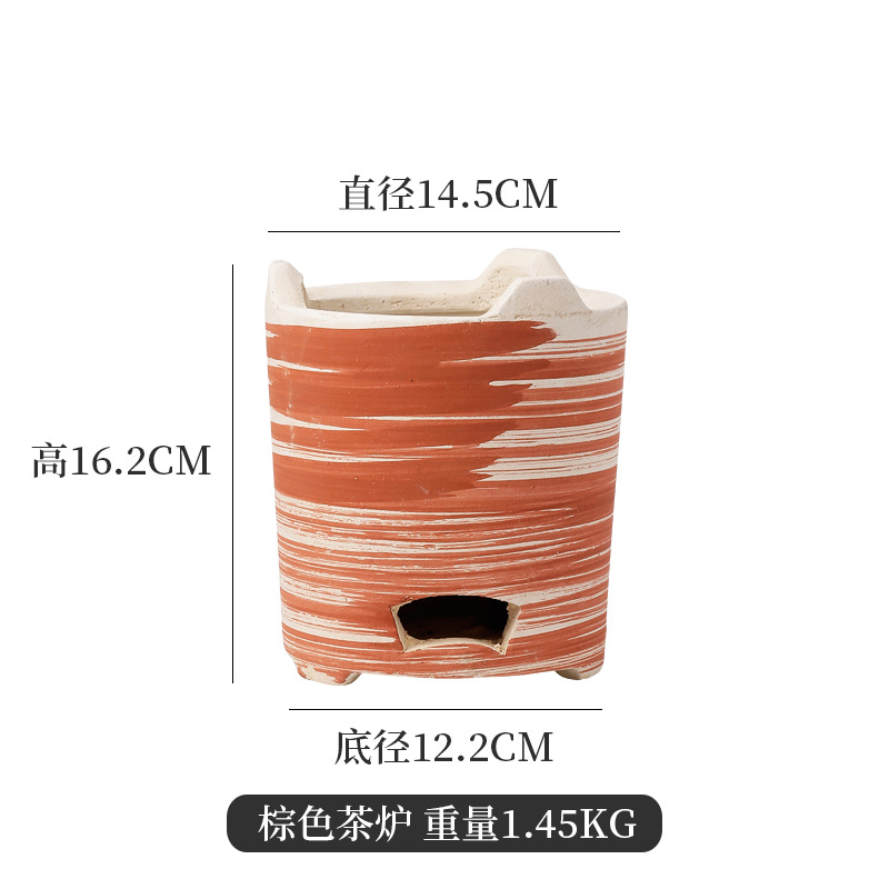 Cerámica de arcilla barbacoa pequeña estufa de arcilla hogar comercial al aire libre estufa de arcilla brochetas de barbacoa al aire libre antigua estufa de carbón estufa de barbacoa
