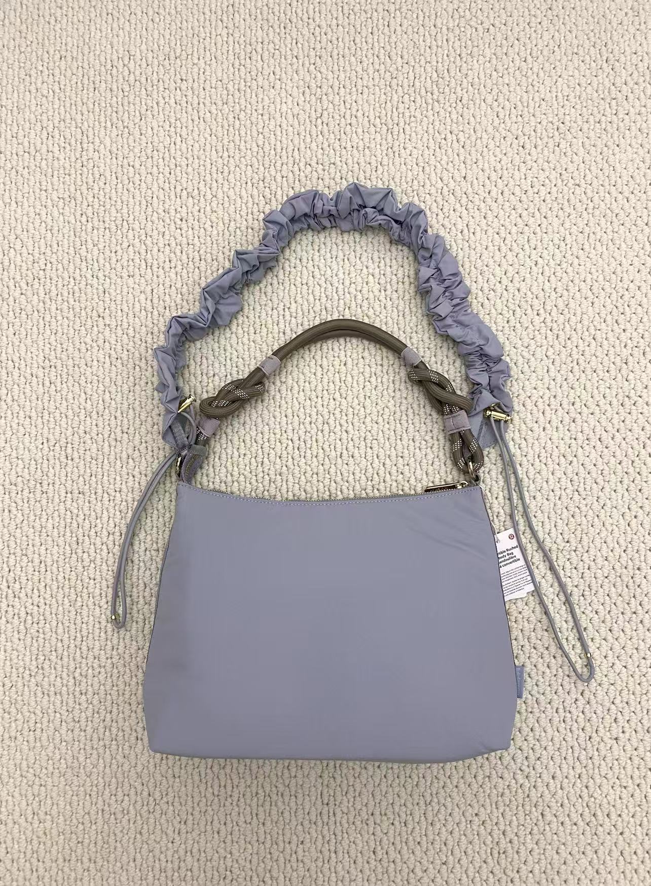 LU Convertible 1.5L 6.5L 16L Large Capacity Hobo Bag Pleated Cloud Crossbody Underarm Bag