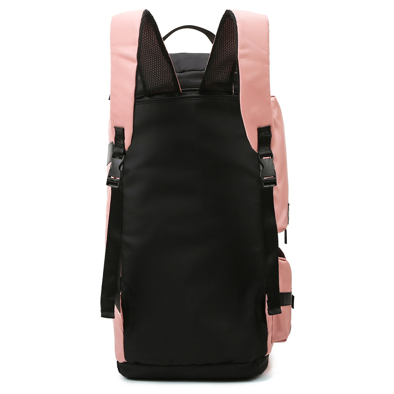 Bolso de viaje de hombro de gran capacidad para hombres y mujeres, bolsa de ejercicios de separación seca y húmeda, bolsa de hombro, bolsa de lona de mano ligera