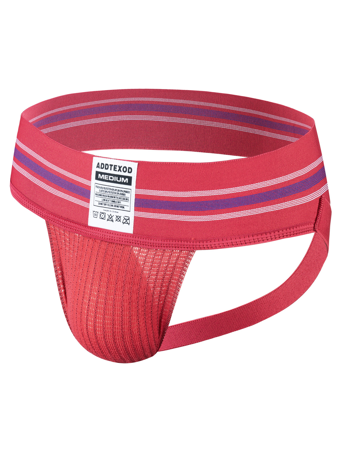 Pantalones en forma de T masculinos, cinturón ancho, bolsa de bolsa transpirable y elástica, caderas levantadas y pantalones deportivos vacíos, ropa interior doble Ding transfronteriza, Europa y los Estados Unidos