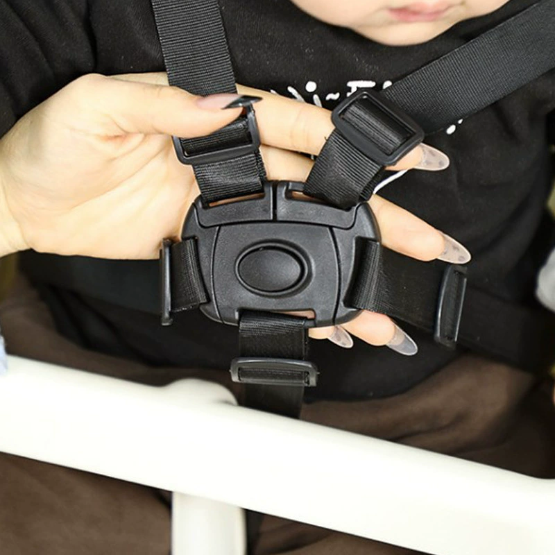 Детский ремень безопасности для обеденного стула, пятиточечный ремень безопасности, ремень для коляски, ремень безопасности для коляски, защитный ремень для обеденного стула