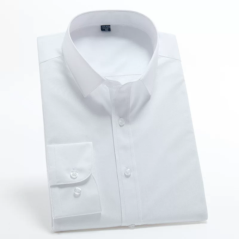 Стильная рубашка летняя длинными рукавами, цветная, slim fit