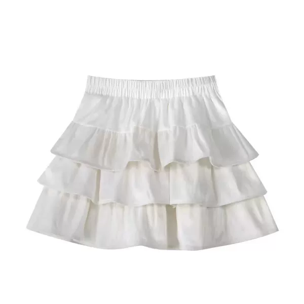 ◆◇ʚ ɞ3-layer skirt white lotus leaf ʚ ɞ◆◇