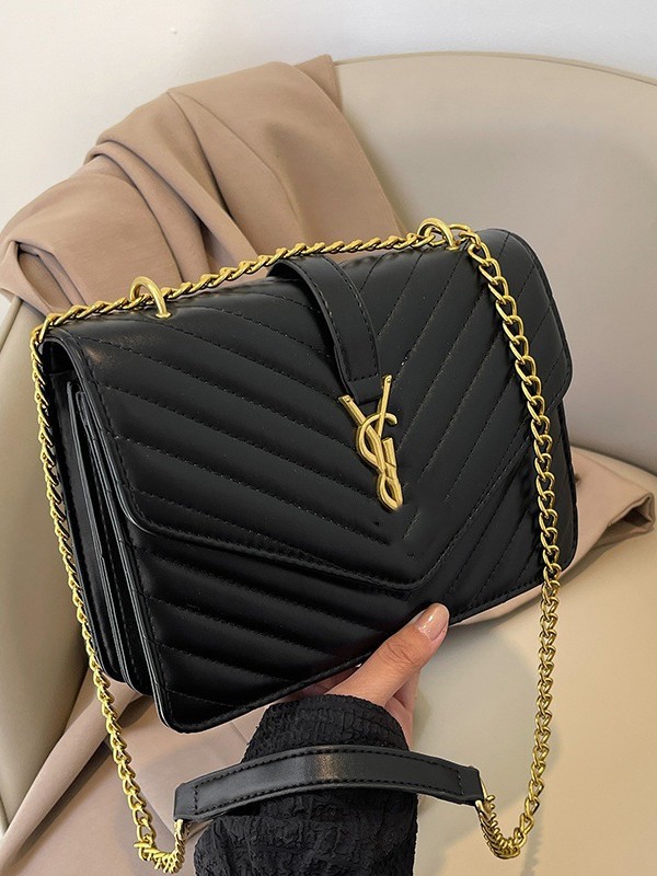 Bolso de moda de mujer 2025 nuevo bolso de estilo de cadena de bolso de cinturón bolso de hombro transfronterizo súper fuego bolso de solapa