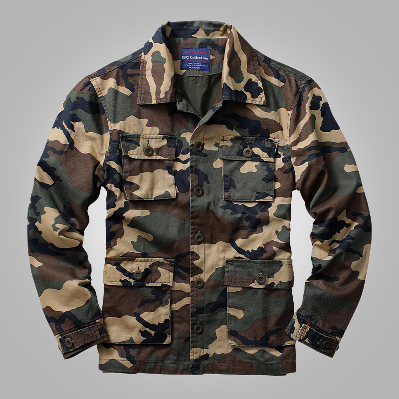 Camouflage Jacket M65 Jacket Men's Slim Fit Jacket Tiger Pattern Camouflage Clothing Military Pilot Outdoor Ak2006 Camouflage Jacket M65 Jacket Men's Slim Fit Jacket Tiger Pattern Camouflage Clothing Military Pilot Outdoor Ak2006