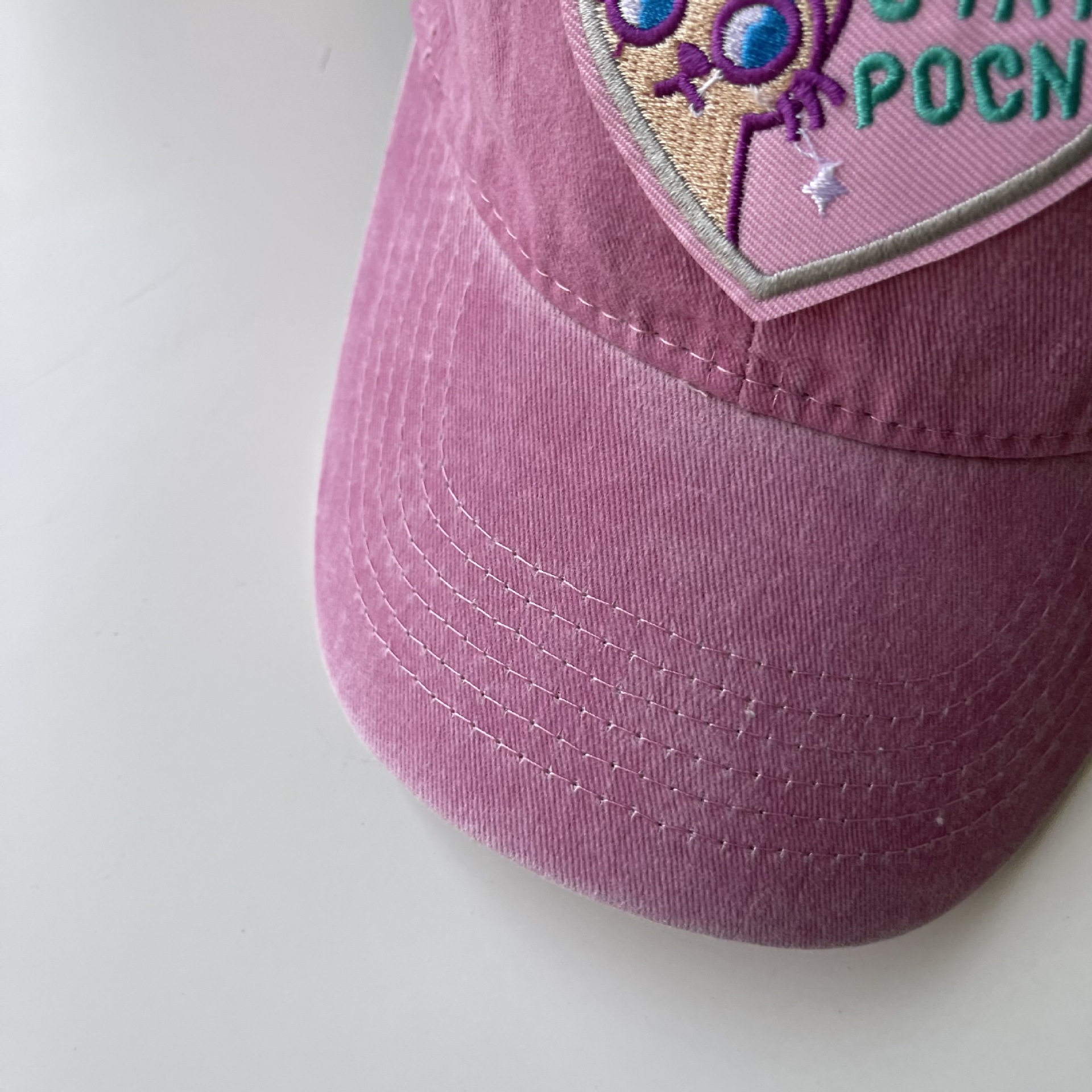 Women's Korean Style Cartoon Letter Heart Shape Patch Baseball Cap display picture 2